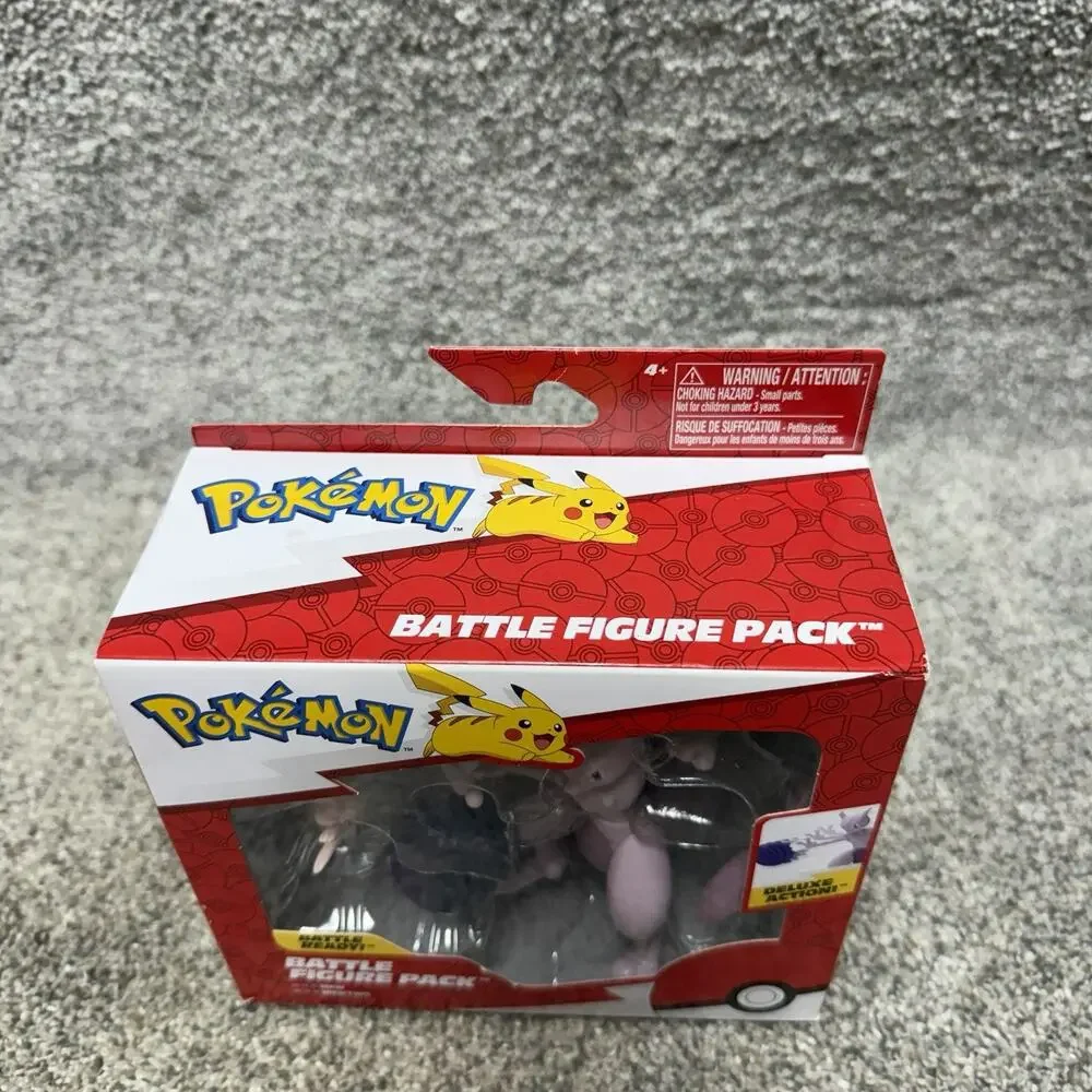 Pokemon Battle Figure Pack Mew & Mewtwo 2023 Jazwares NewPokemon Battle Fi